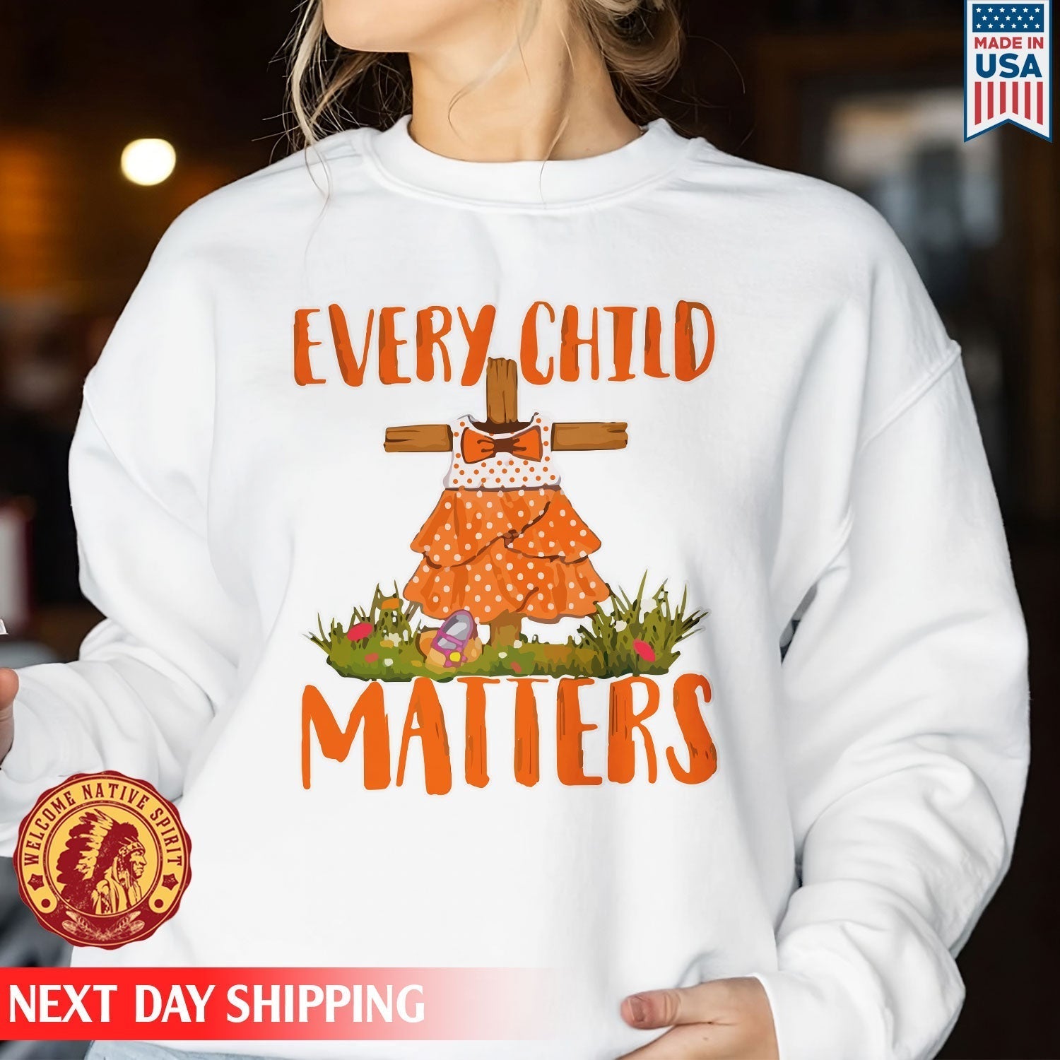 Every Child Matters Pine Tree Orange For Orange Day Unisex T-shirt/Hoodie/Sweatshirt