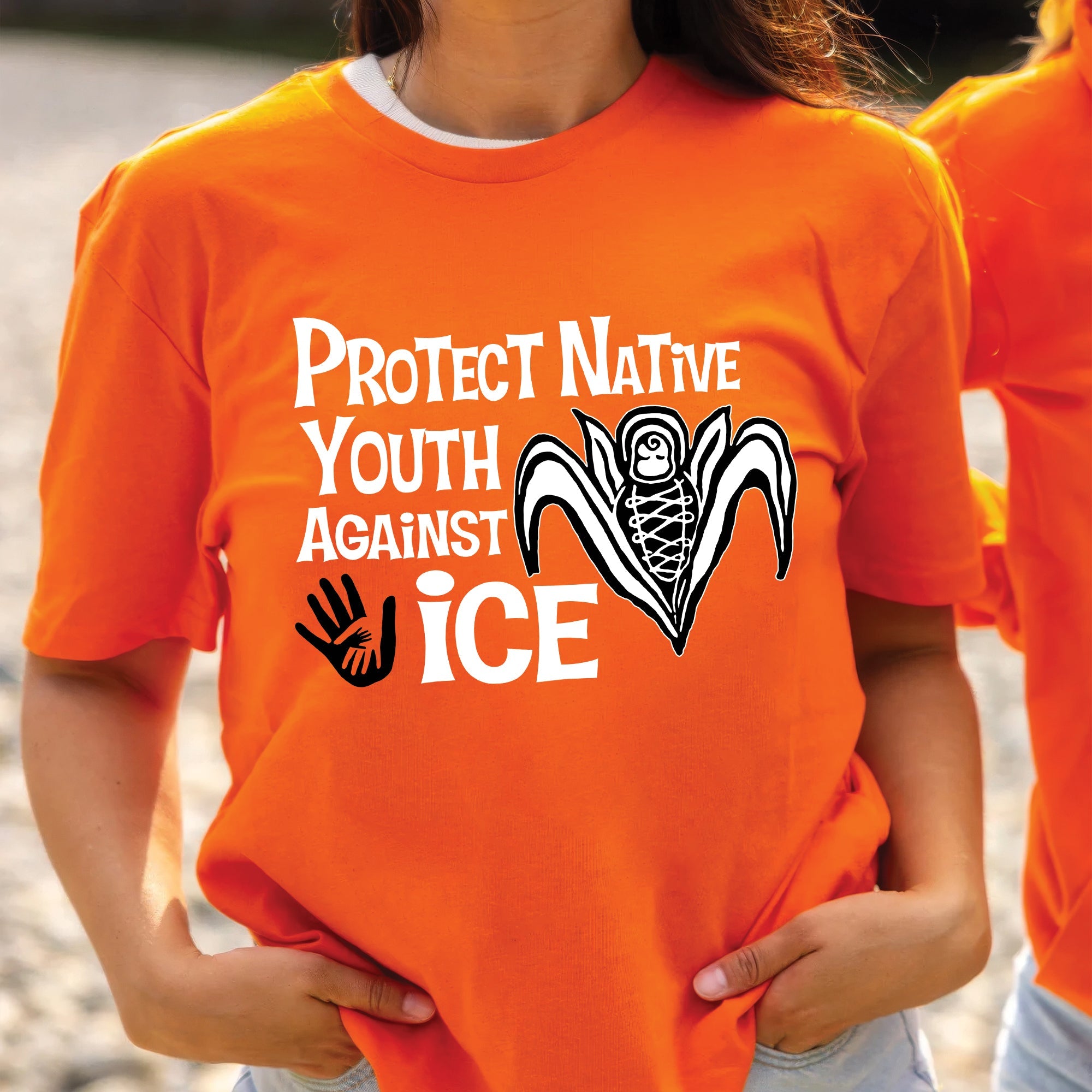 Protect Native Youth Against ICE Indigenous Rights Awareness Unisex T-shirt/Hoodie/Sweatshirt