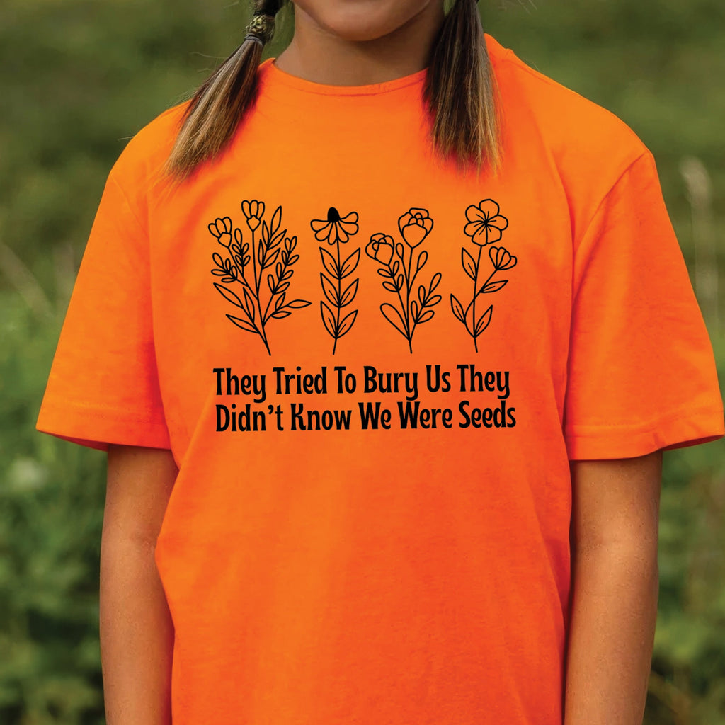 Every Child Matters Seeds of Hope and Justice Orange Shirt Day Native American Unisex T-shirt/Hoodie/Sweatshirt