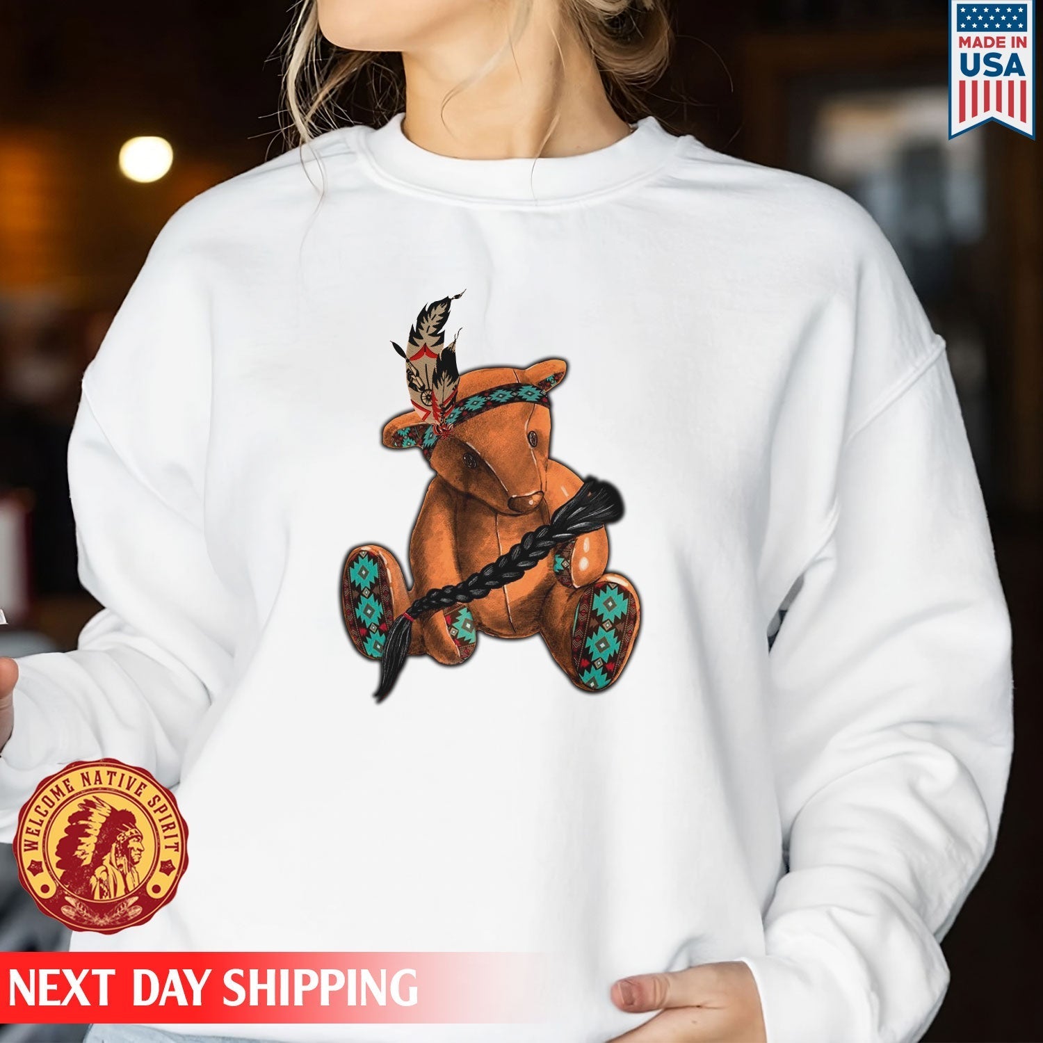 Every Child Matters Orange Bear Indigenous Unisex T-shirt/Hoodie/Sweatshirt