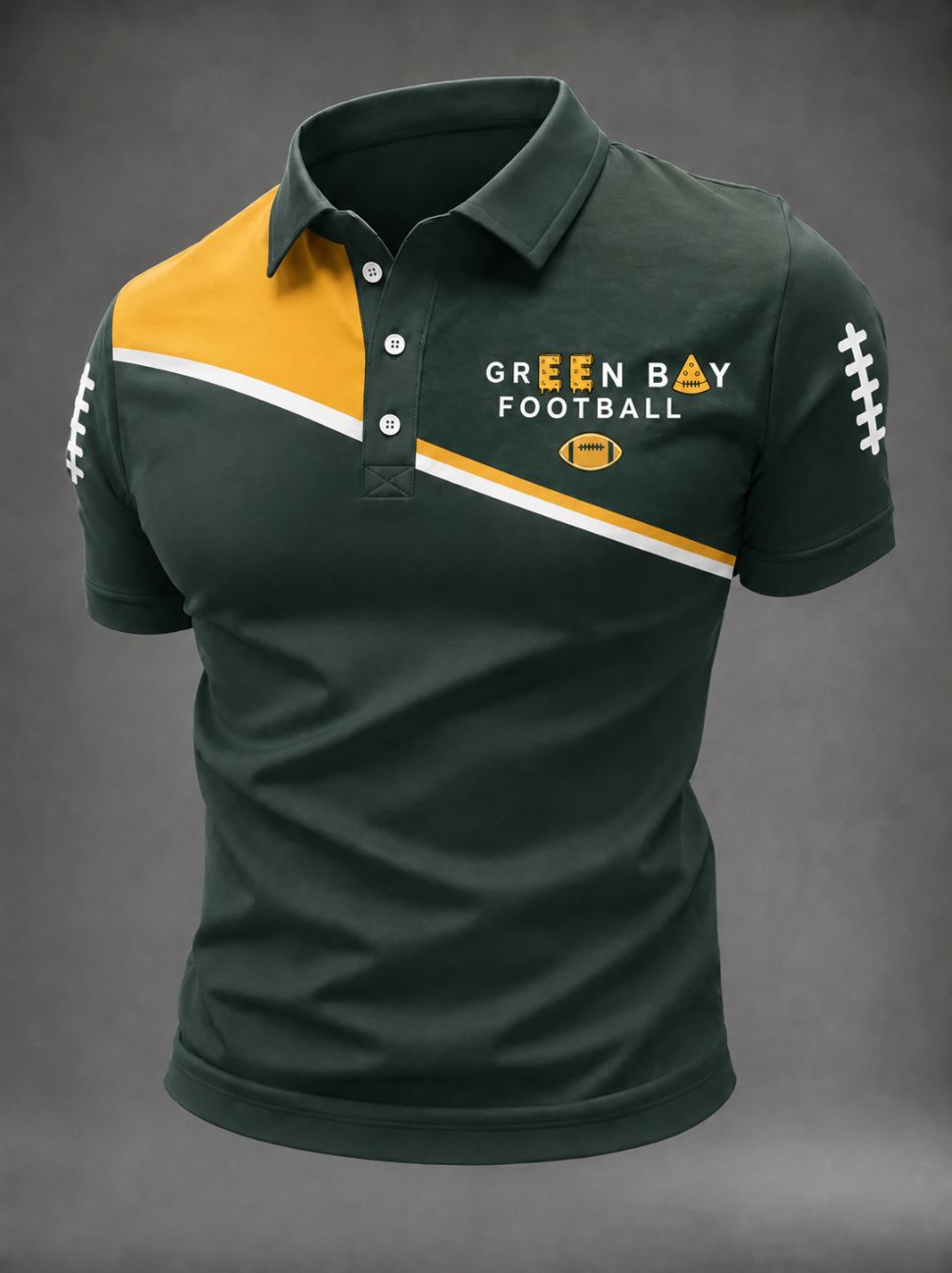 Men'S Sports Football Polo Shirt