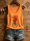 ❤️Buy 3 Get 20% Off❤️Women's Retro  Orange Shirt Day Print T-shirt
