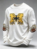 Men'S Rugby Printed Waffle T-Shirt