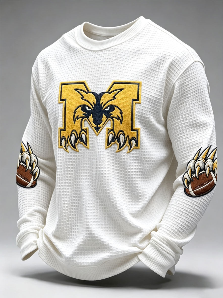 Men'S Rugby Printed Waffle T-Shirt