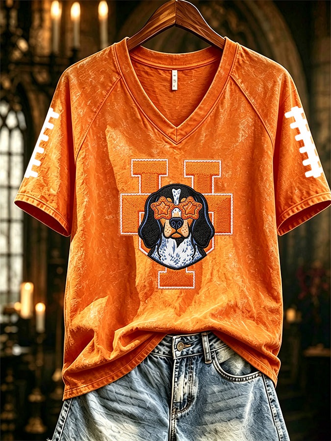 Women's Football Print T-shirt