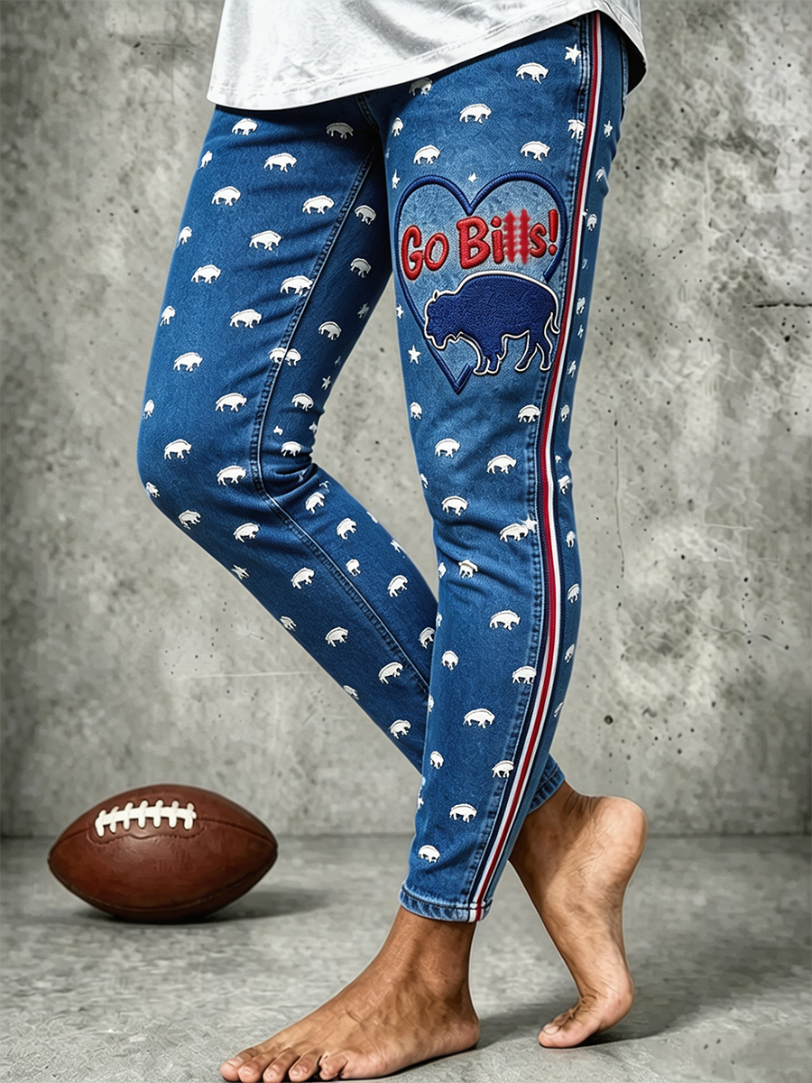 Women'S Rugby Enthusiast Printed Leggings