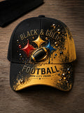 Unisex Football Printed Casual Hat