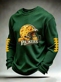 Men'S Football Printed Waffle T-Shirt