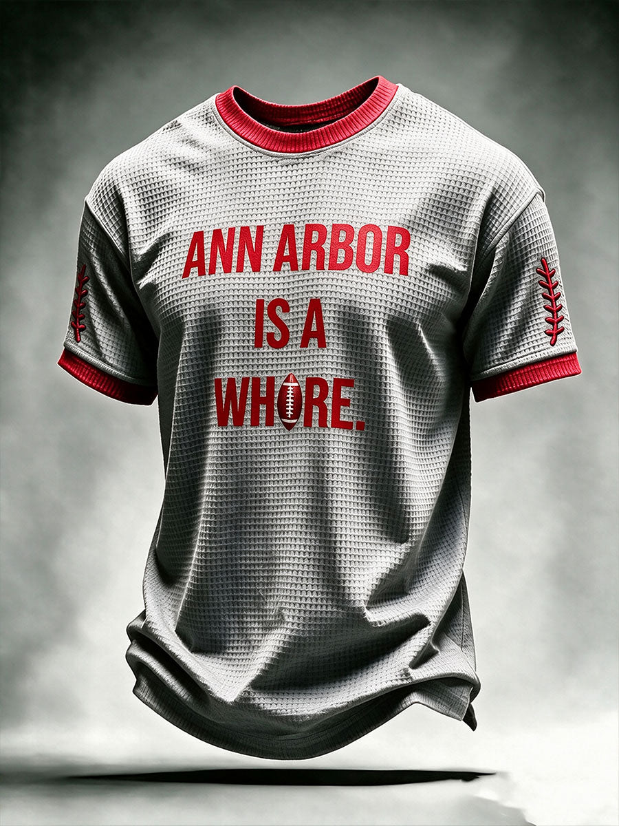 Men's American football Waffle T-Shirt