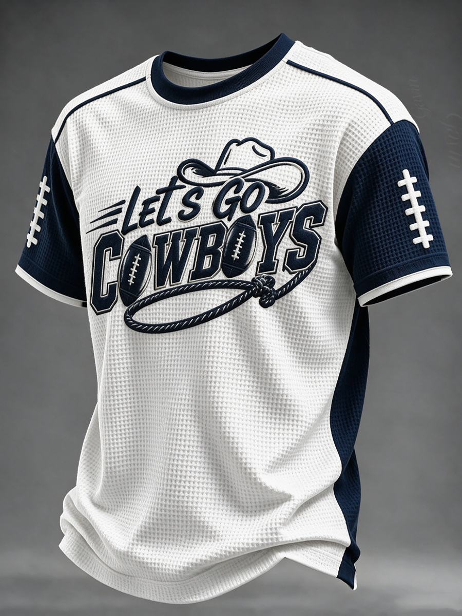 Men'S Football Short Sleeves T-Shirt
