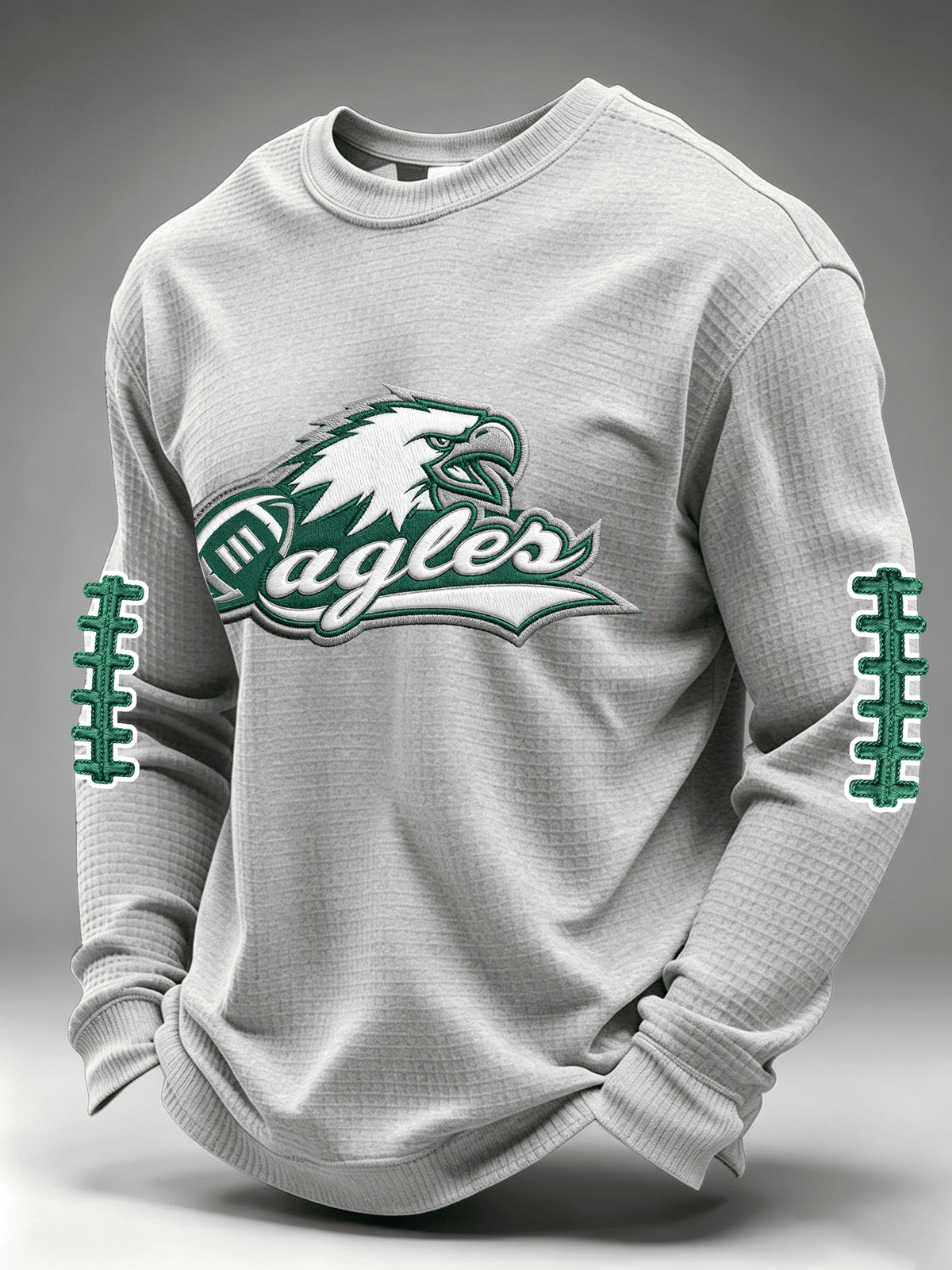 Men'S Football Enthusiast Sports Waffle Top