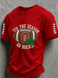 Men'S Football Fan Waffle T-Shirt