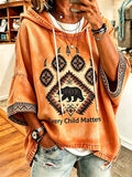 Women's  Orange Shirt Day Printing  Top