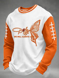Men'S Football Printed Waffle T-Shirt