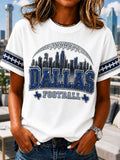 Women's Football Print T-shirt