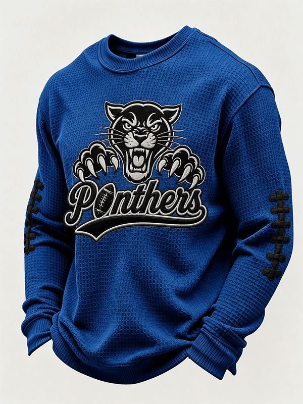 Men'S Football Enthusiast Sports Waffle Top