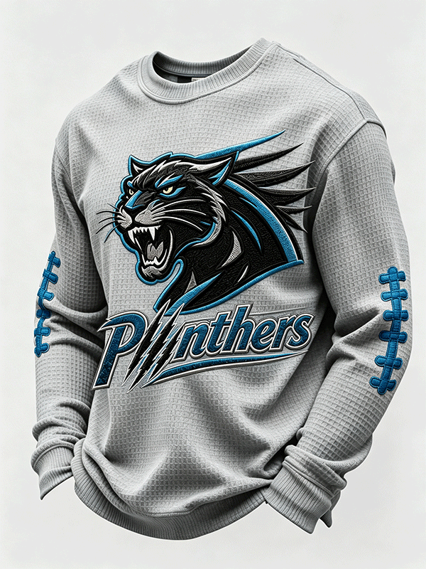 Men'S Football Enthusiast Sports Waffle Top