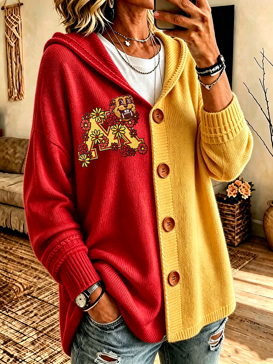 Women'S Rugby Match Long Sleeved Cardigan