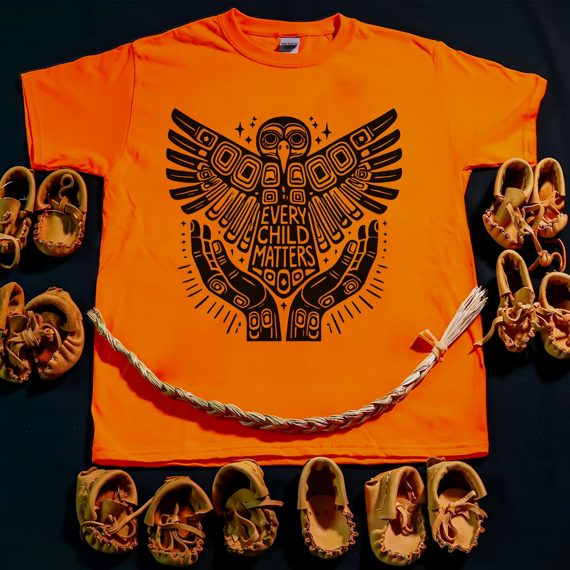 Every Child Matters Owl Bird Feather For Orange Shirt Day Unisex T-shirt/Hoodie/Sweatshirt 299