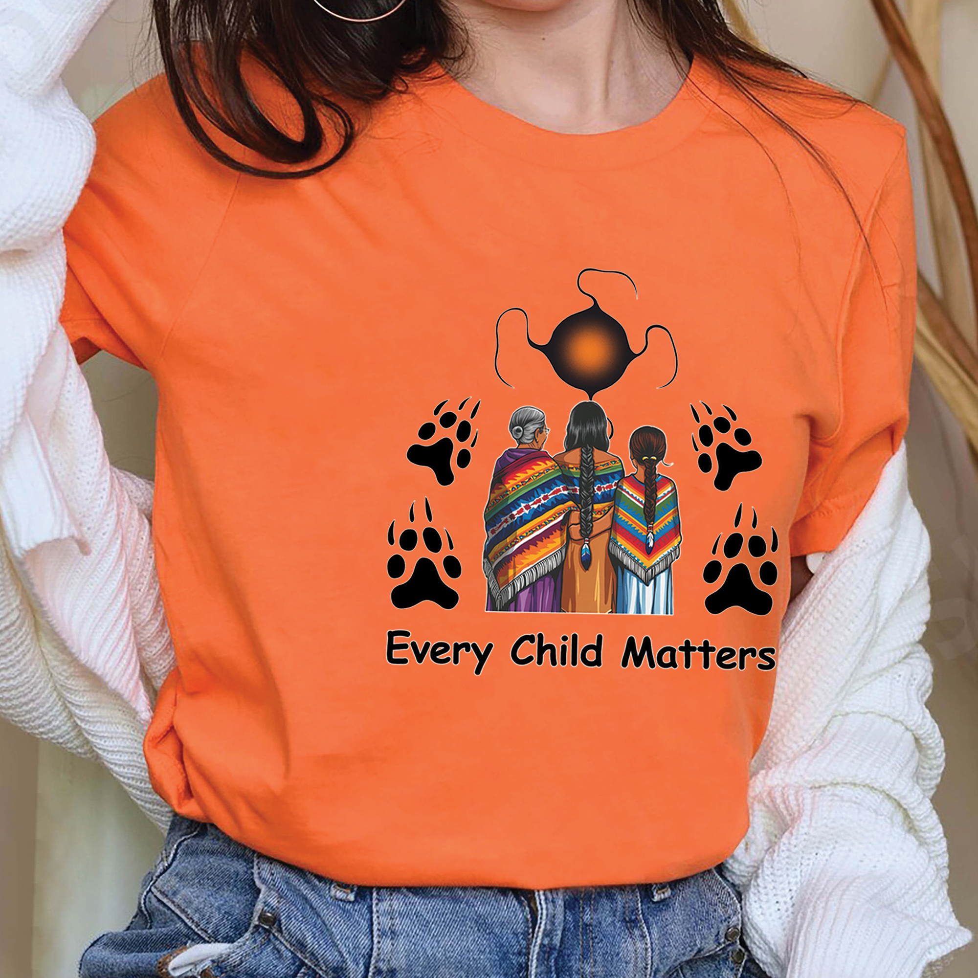 Every Child Matters For Orange Shirt Day Unisex T-shirt/Hoodie/Sweatshirt 154