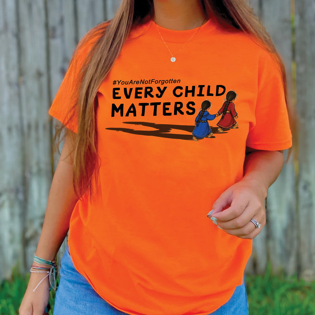 Walking Home Together Every Child Matters Orange Shirt Day Shirt Unisex T-shirt/Hoodie/Sweatshirt