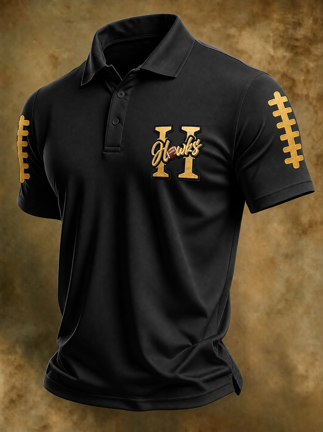 Men'S Rugby Collar Polo T-Shirt