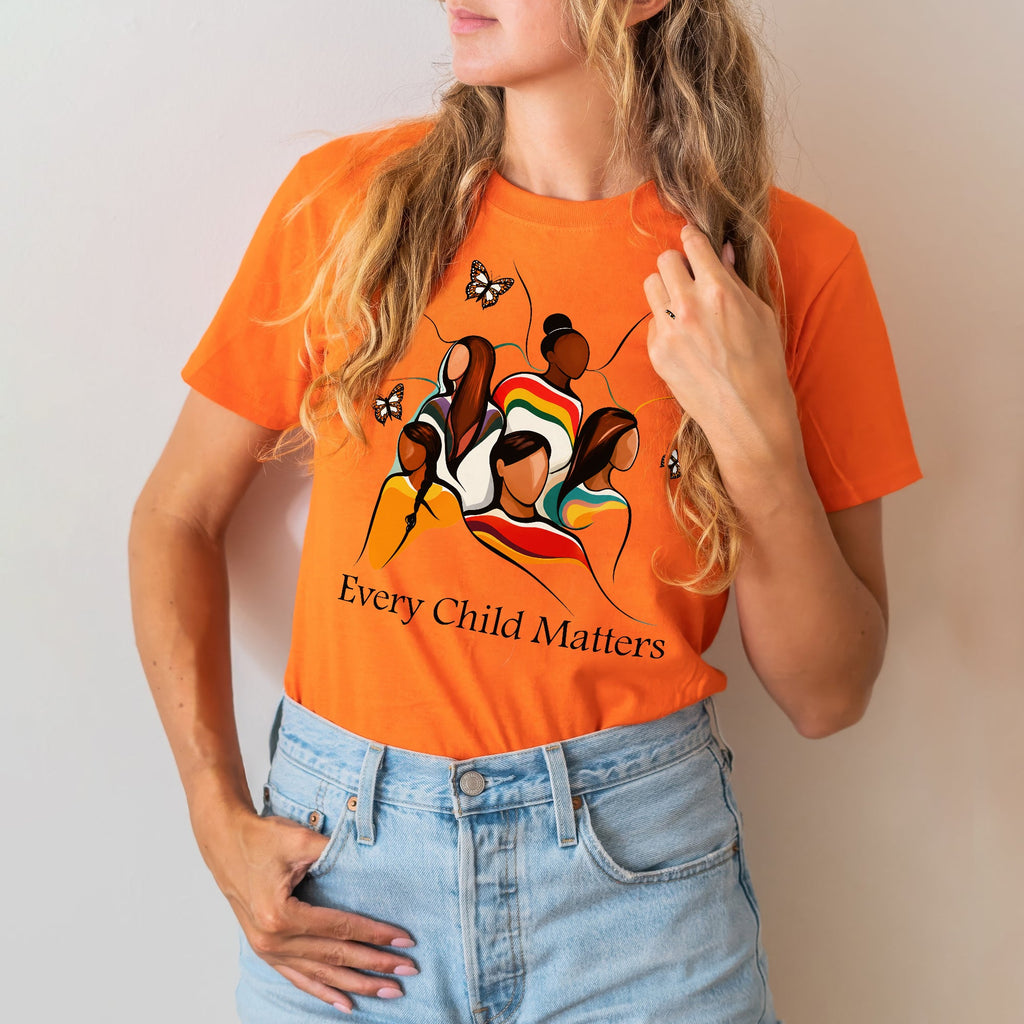 The Circle Remembers Every Child - Indigenous Children & Butterfly Remembrance Unisex T-shirt/Hoodie/Sweatshirt