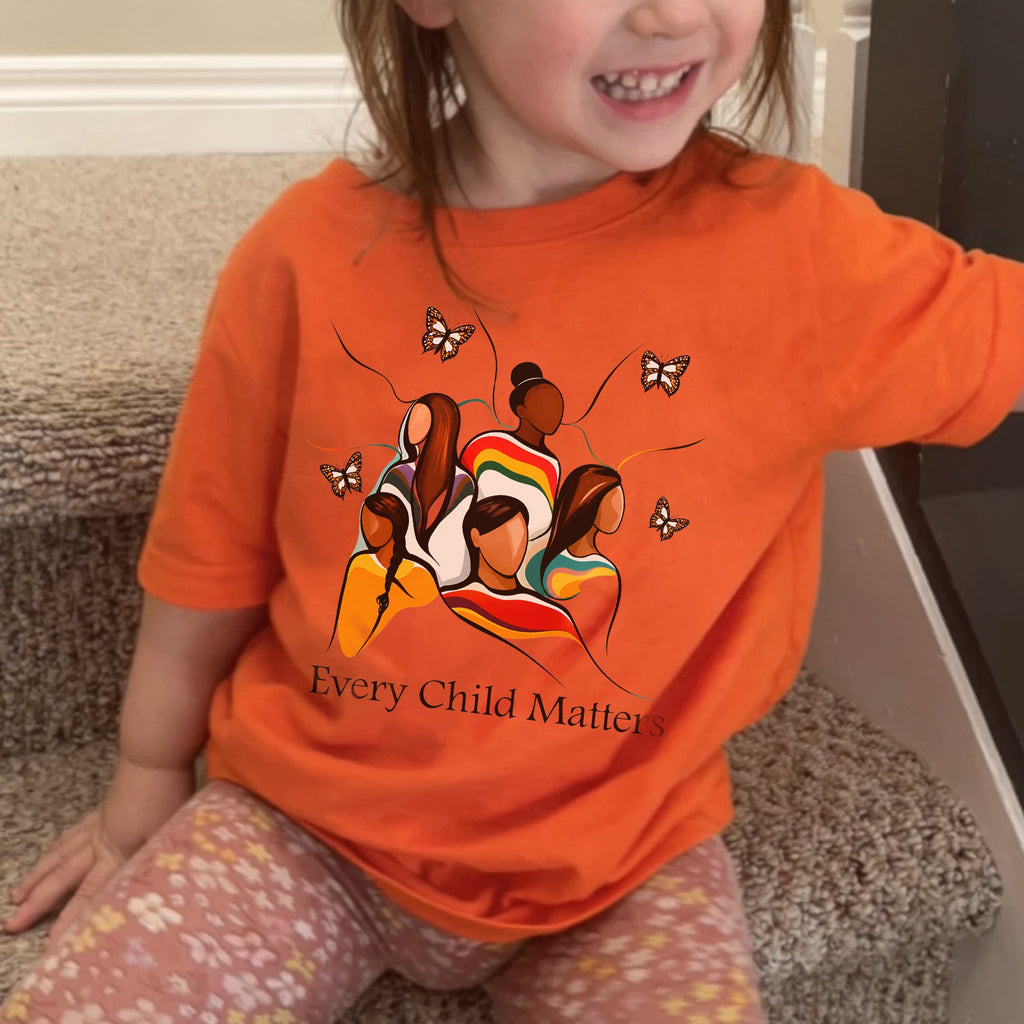 The Circle Remembers Every Child - Indigenous Children & Butterfly Remembrance Unisex T-shirt/Hoodie/Sweatshirt