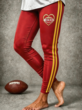 Women'S Rugby Enthusiast Printed Leggings