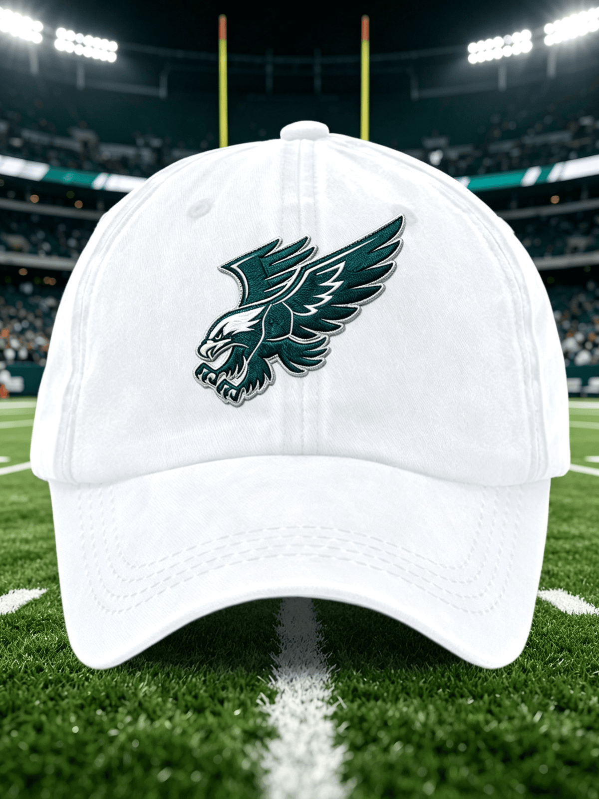Neutral Casual Football Printed Hat