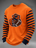Men'S Football Printed Waffle T-Shirt