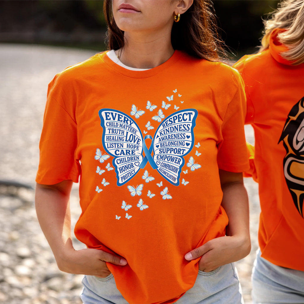 Every Child Matters Orange Shirt – Butterfly Truth Healing Awareness Unisex T-shirt/Hoodie/Sweatshirt