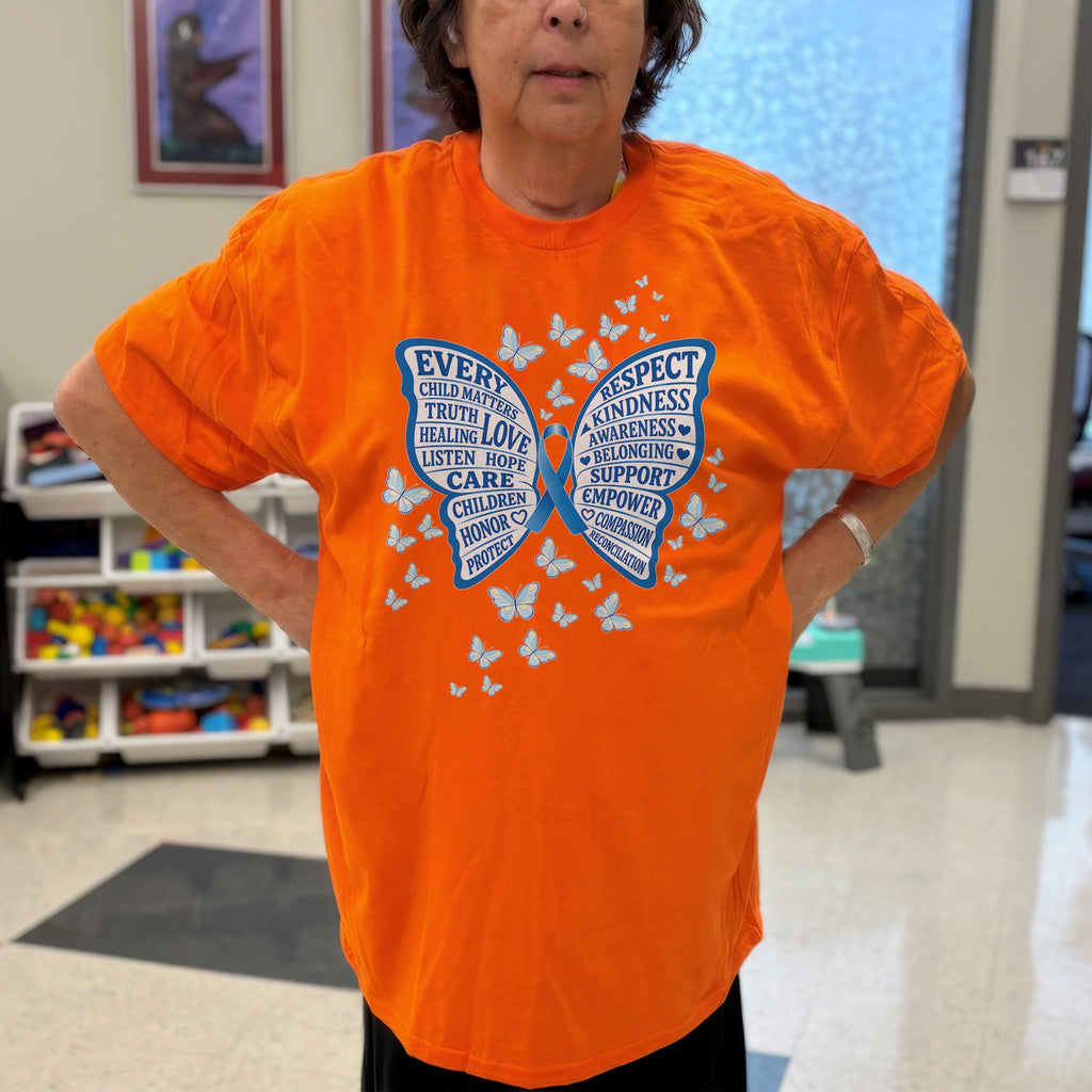 Every Child Matters Orange Shirt – Butterfly Truth Healing Awareness Unisex T-shirt/Hoodie/Sweatshirt