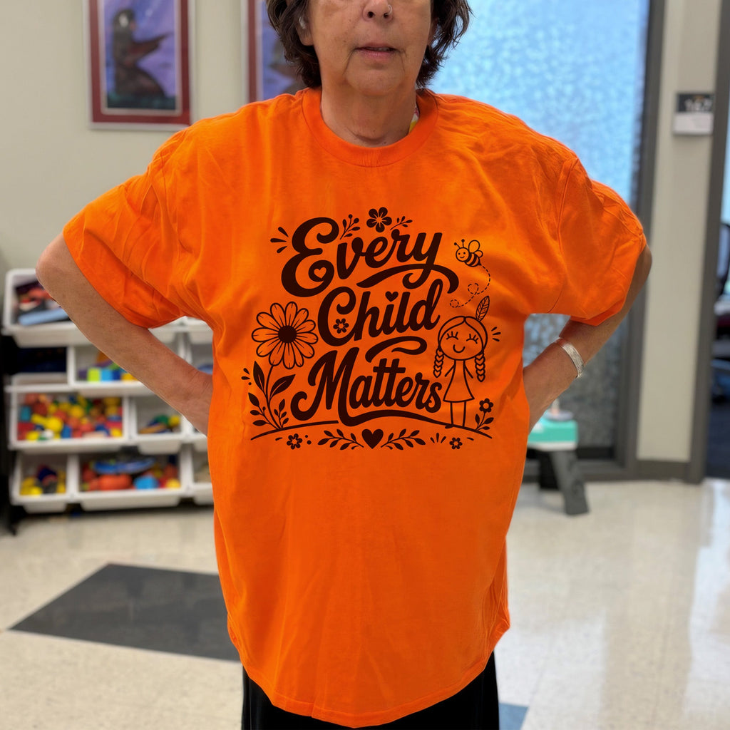 Every Child Matters Native Orange Shirt – Indigenous Children Awareness Floral Graphic Unisex T-shirt/Hoodie/Sweatshirt
