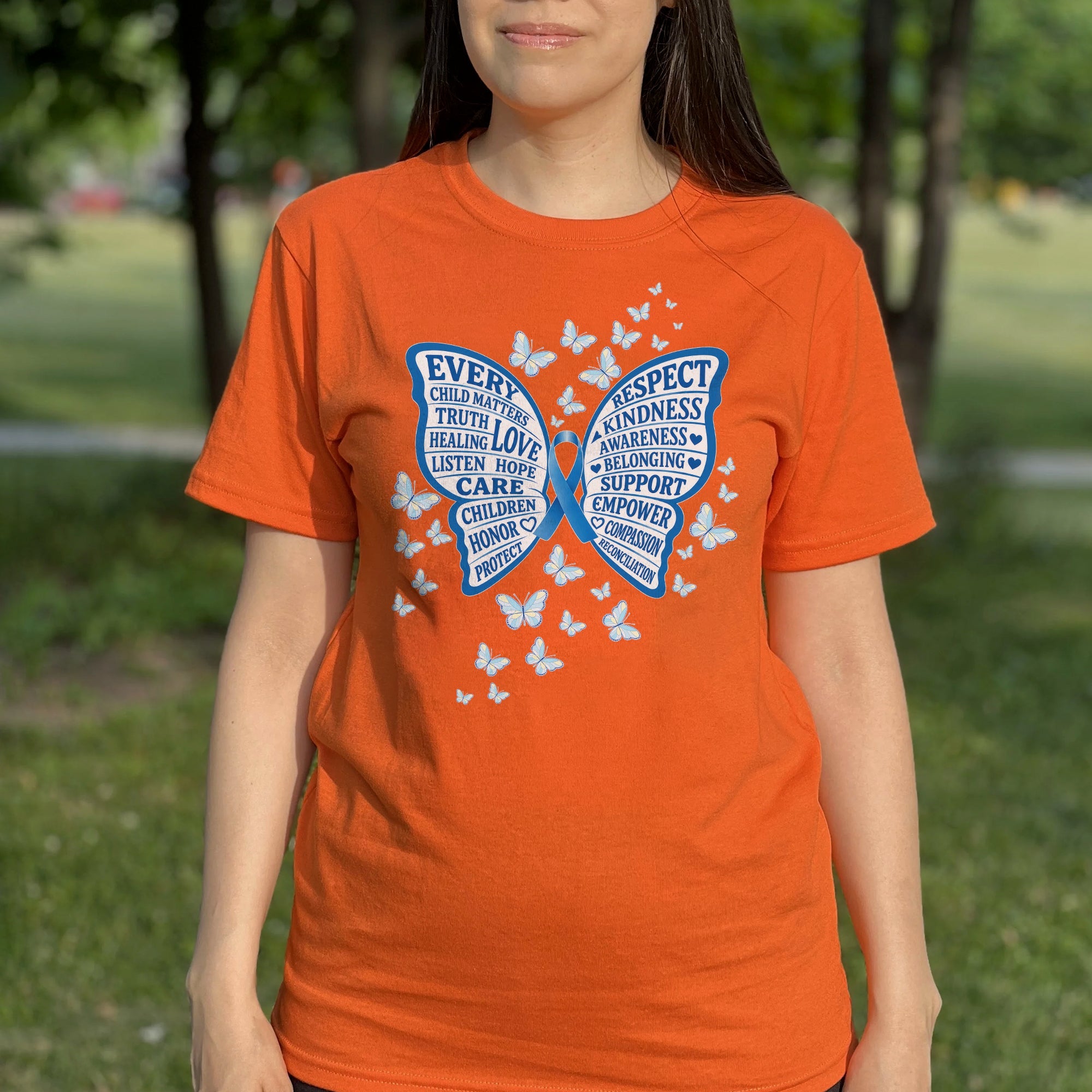 Every Child Matters Orange Shirt – Butterfly Truth Healing Awareness Unisex T-shirt/Hoodie/Sweatshirt