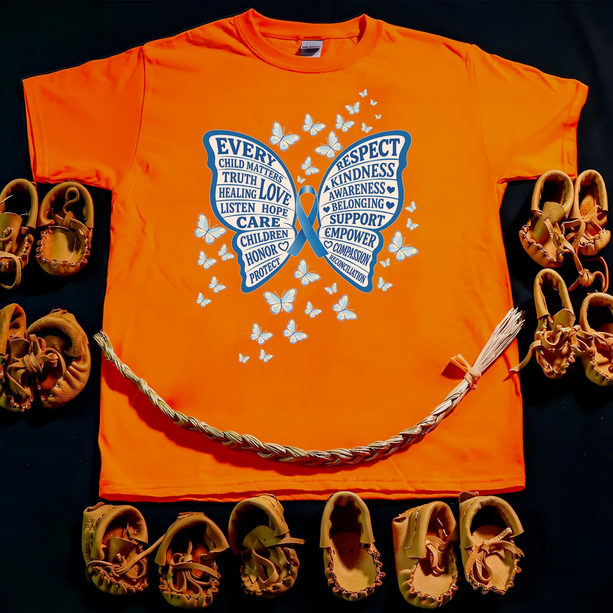 Every Child Matters Orange Shirt – Butterfly Truth Healing Awareness Unisex T-shirt/Hoodie/Sweatshirt