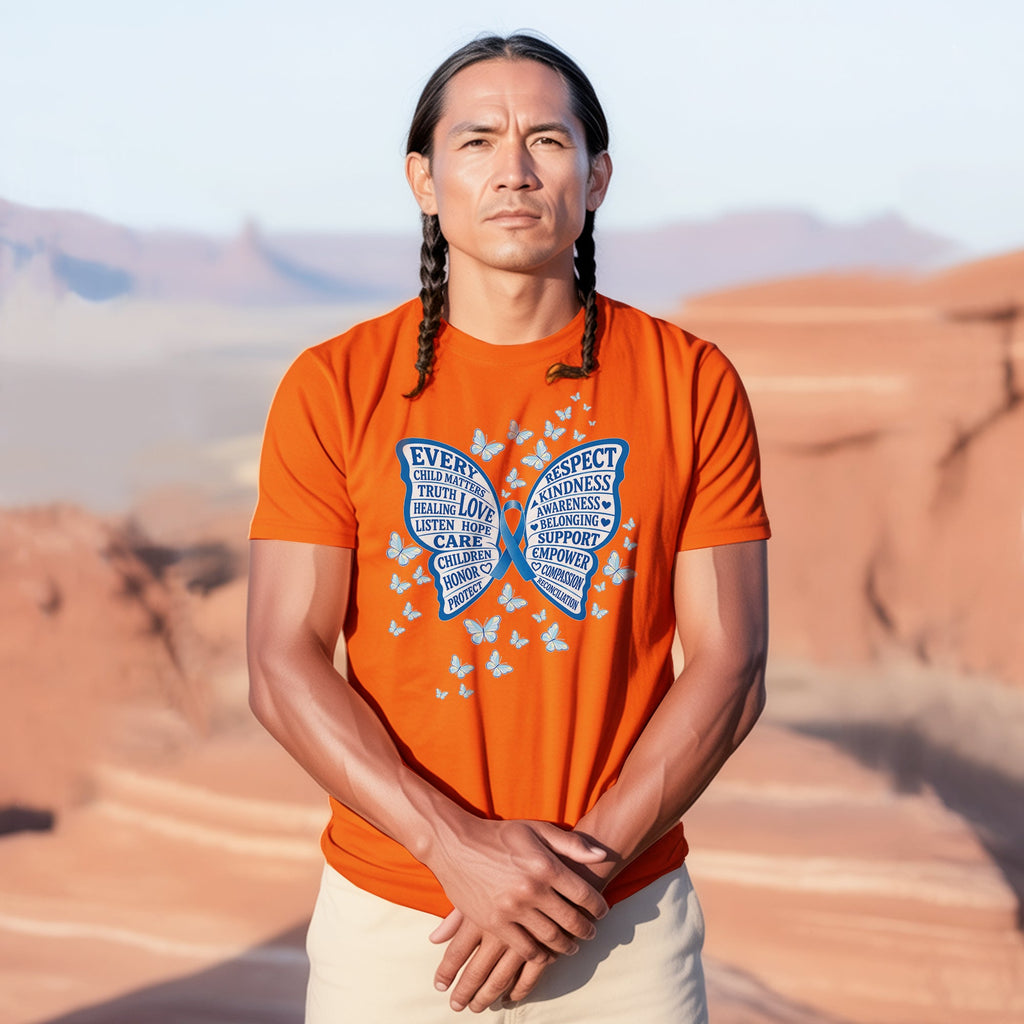 Every Child Matters Orange Shirt – Butterfly Truth Healing Awareness Unisex T-shirt/Hoodie/Sweatshirt