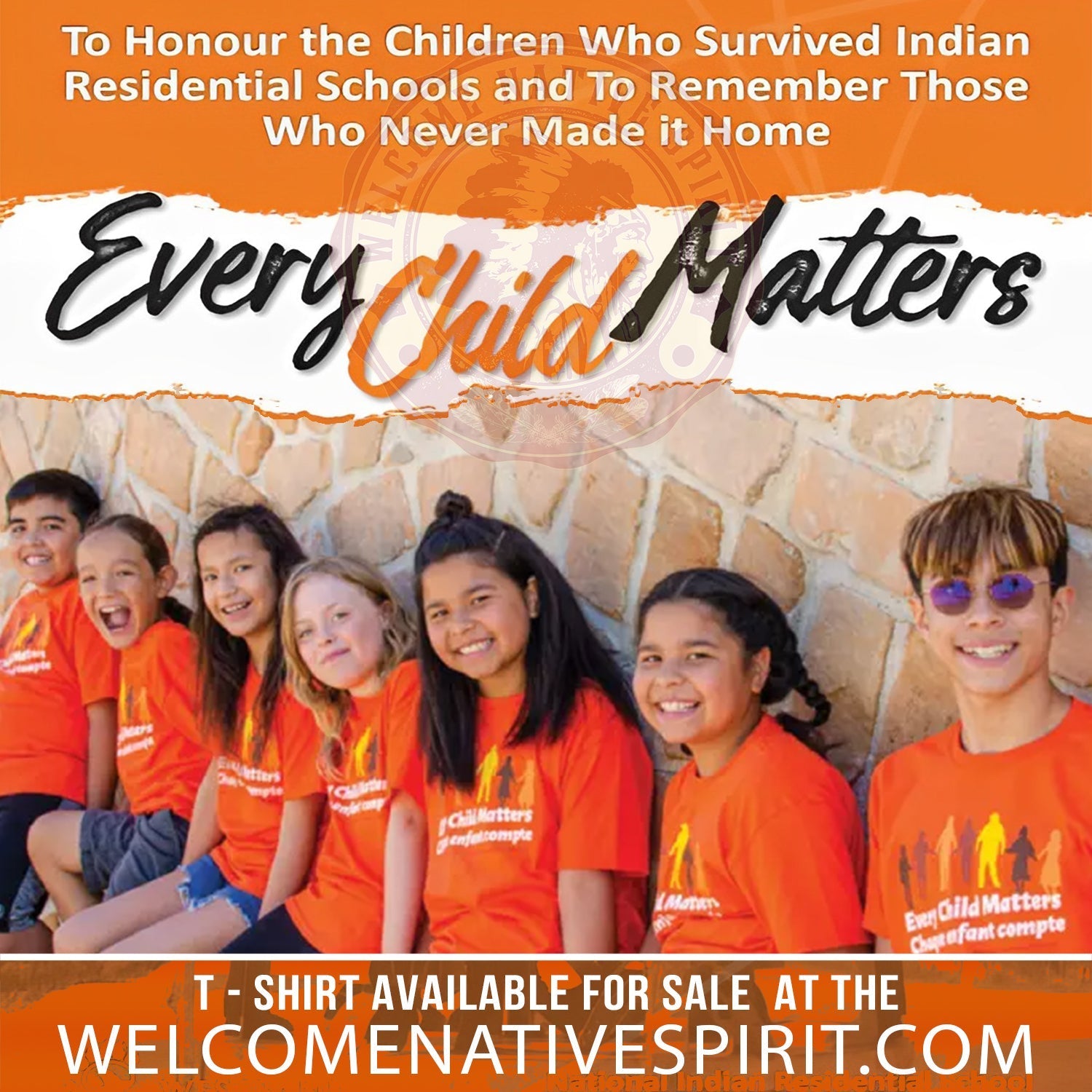 Every Child Matters Circle Hand Black For Orange Shirt Day Unisex T-shirt/Hoodie/Sweatshirt