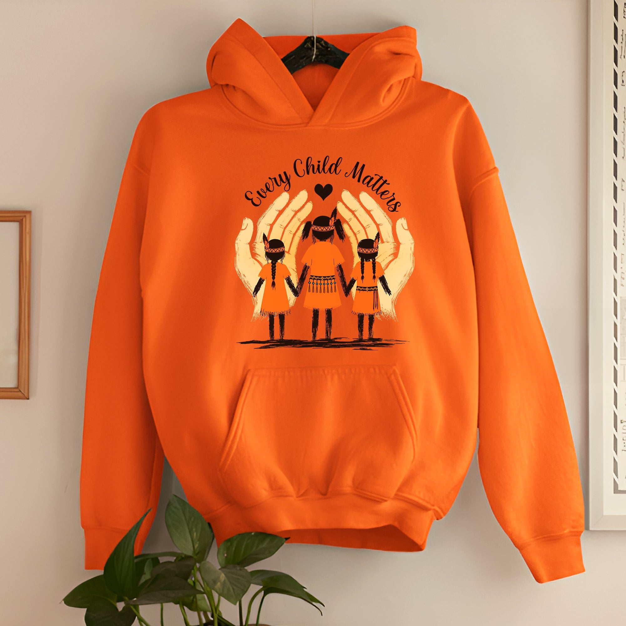 Sacred Hands Every Child Matters Native Orange Shirt – Indigenous Children Awareness Unisex T-shirt/Hoodie/Sweatshirt