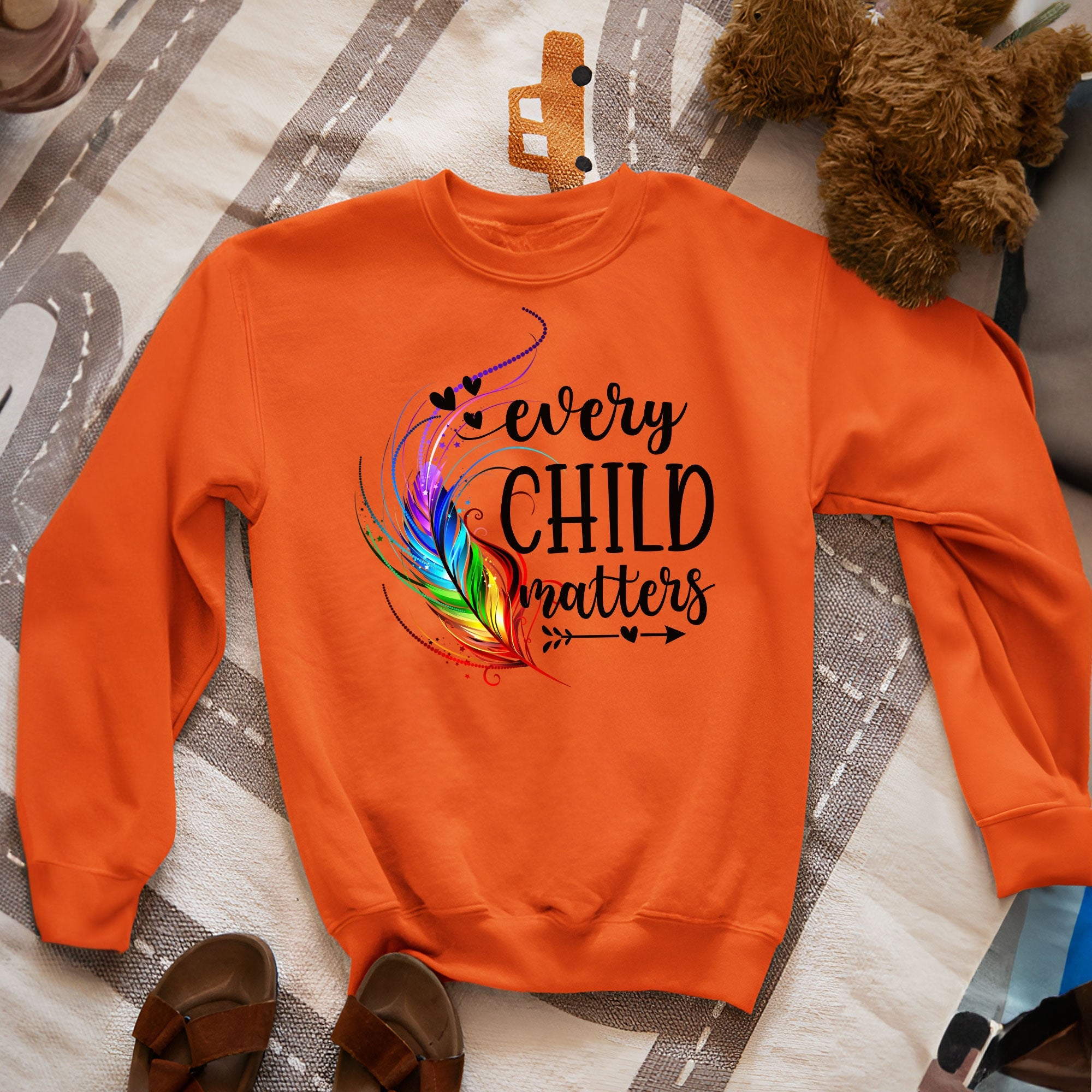 Every Child Matters Native Feathers Native American Unisex T-shirt/Hoodie/Sweatshirt
