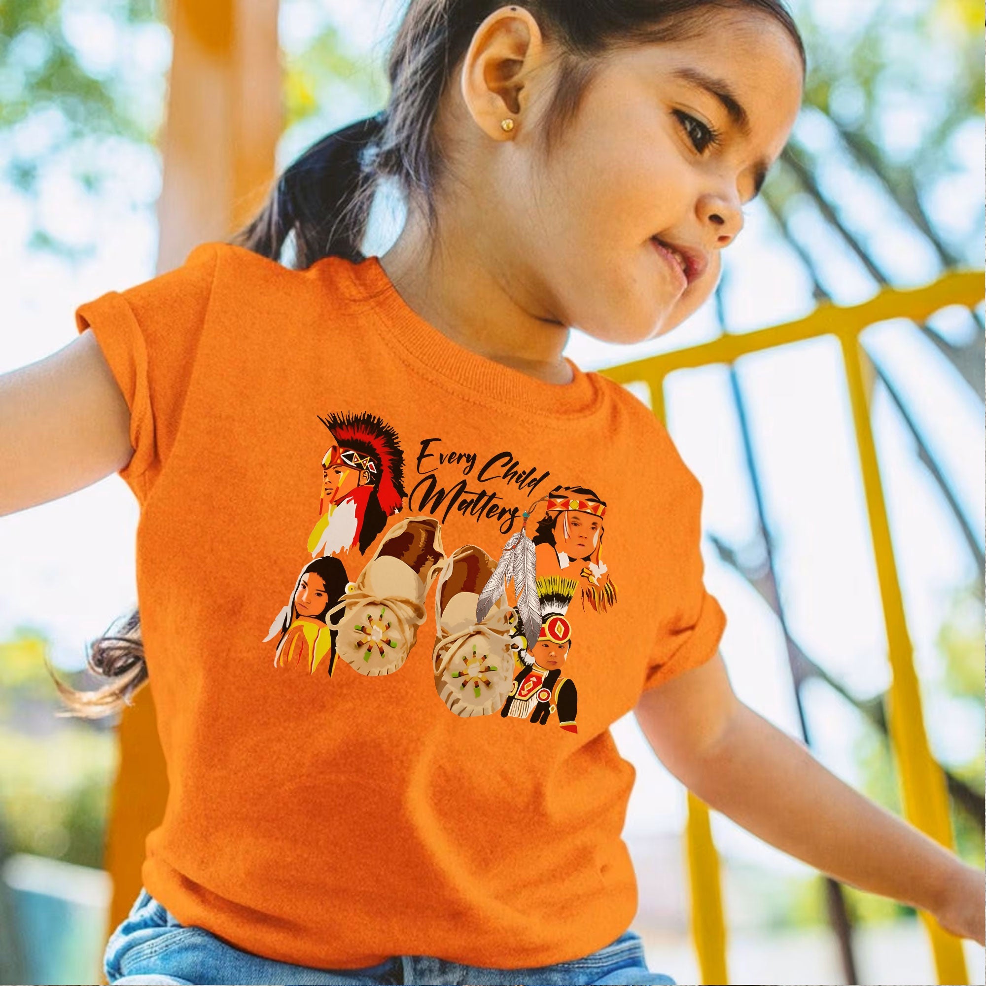 Children and Tribes United Together Orange Shirt Unisex T-shirt/Hoodie/Sweatshirt