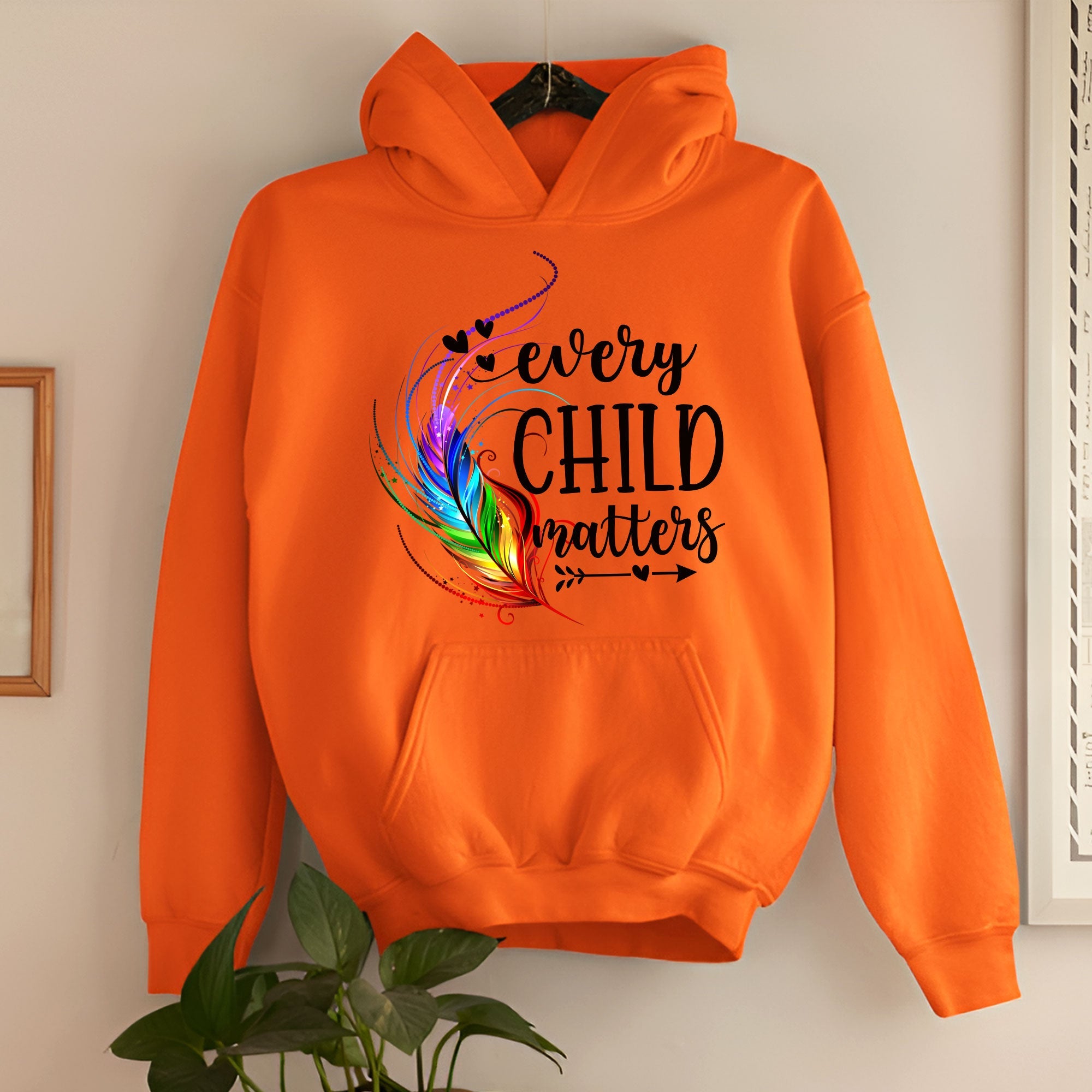 Every Child Matters Native Feathers Native American Unisex T-shirt/Hoodie/Sweatshirt