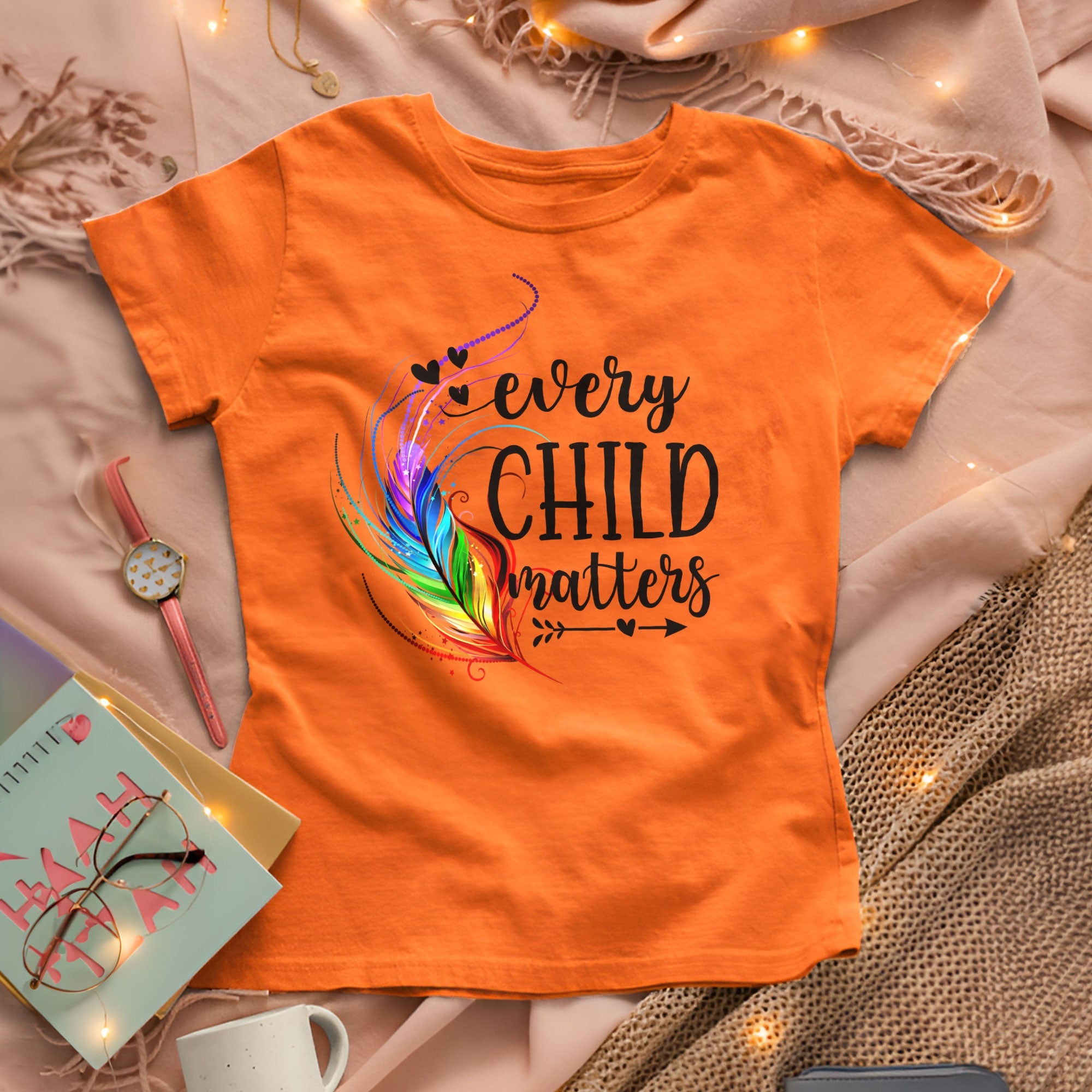 Every Child Matters Native Feathers Native American Unisex T-shirt/Hoodie/Sweatshirt
