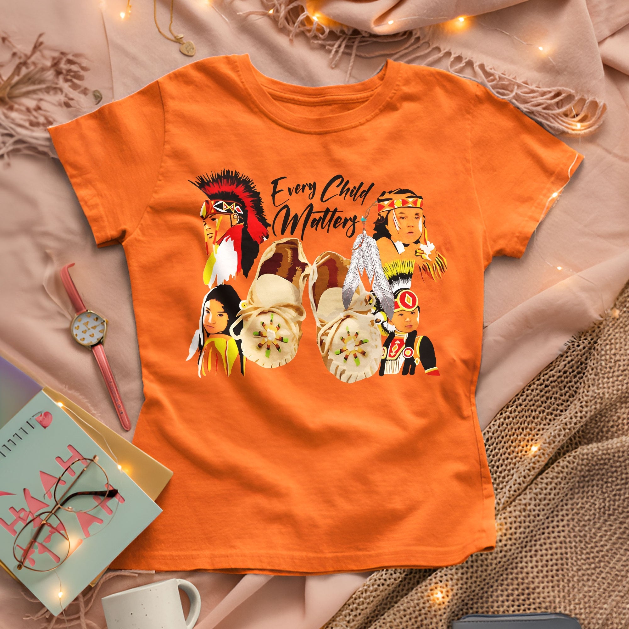 Children and Tribes United Together Orange Shirt Unisex T-shirt/Hoodie/Sweatshirt