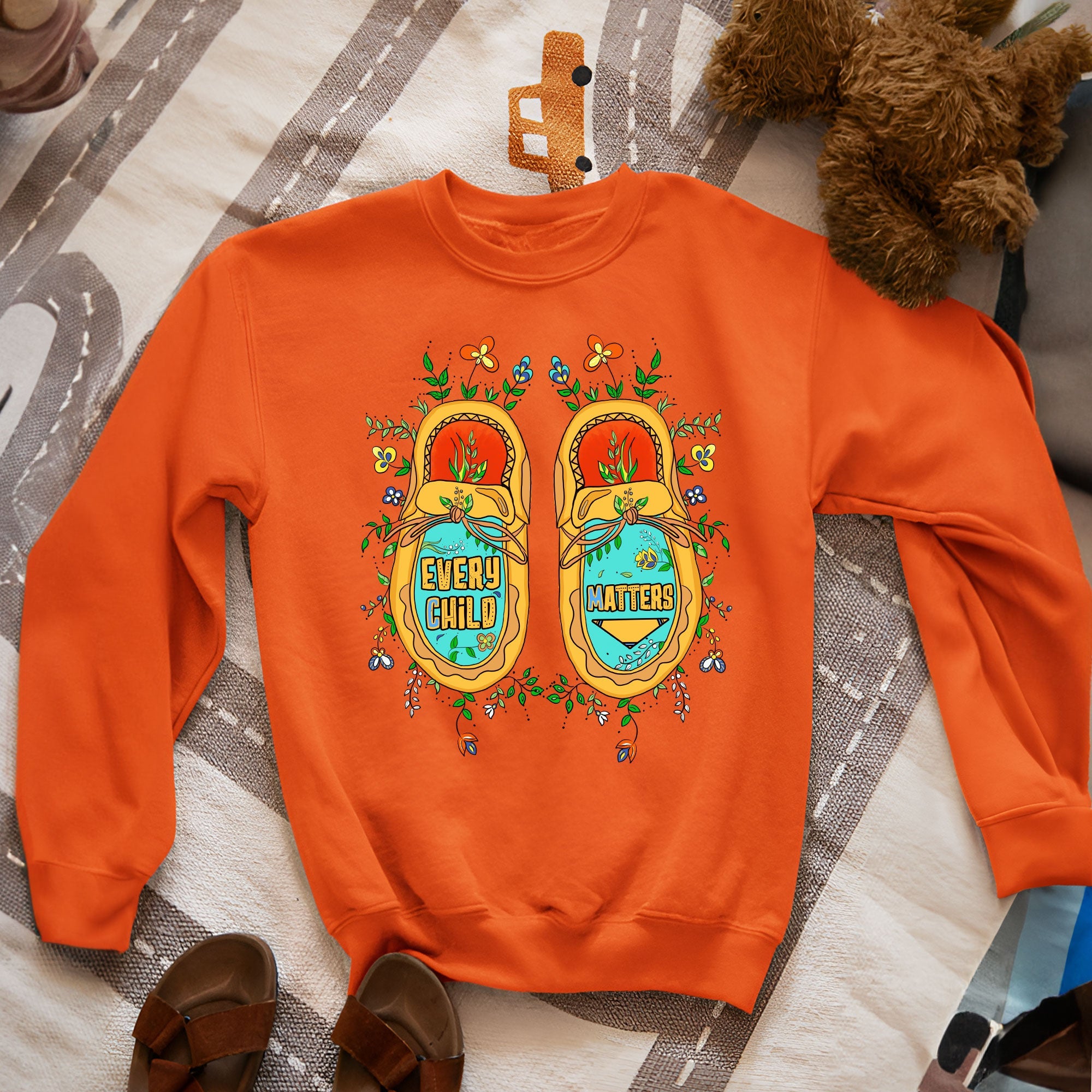 Every Child Matters Shoes Indigenous Orange Shirt Day Unisex T-shirt/Hoodie/Sweatshirt