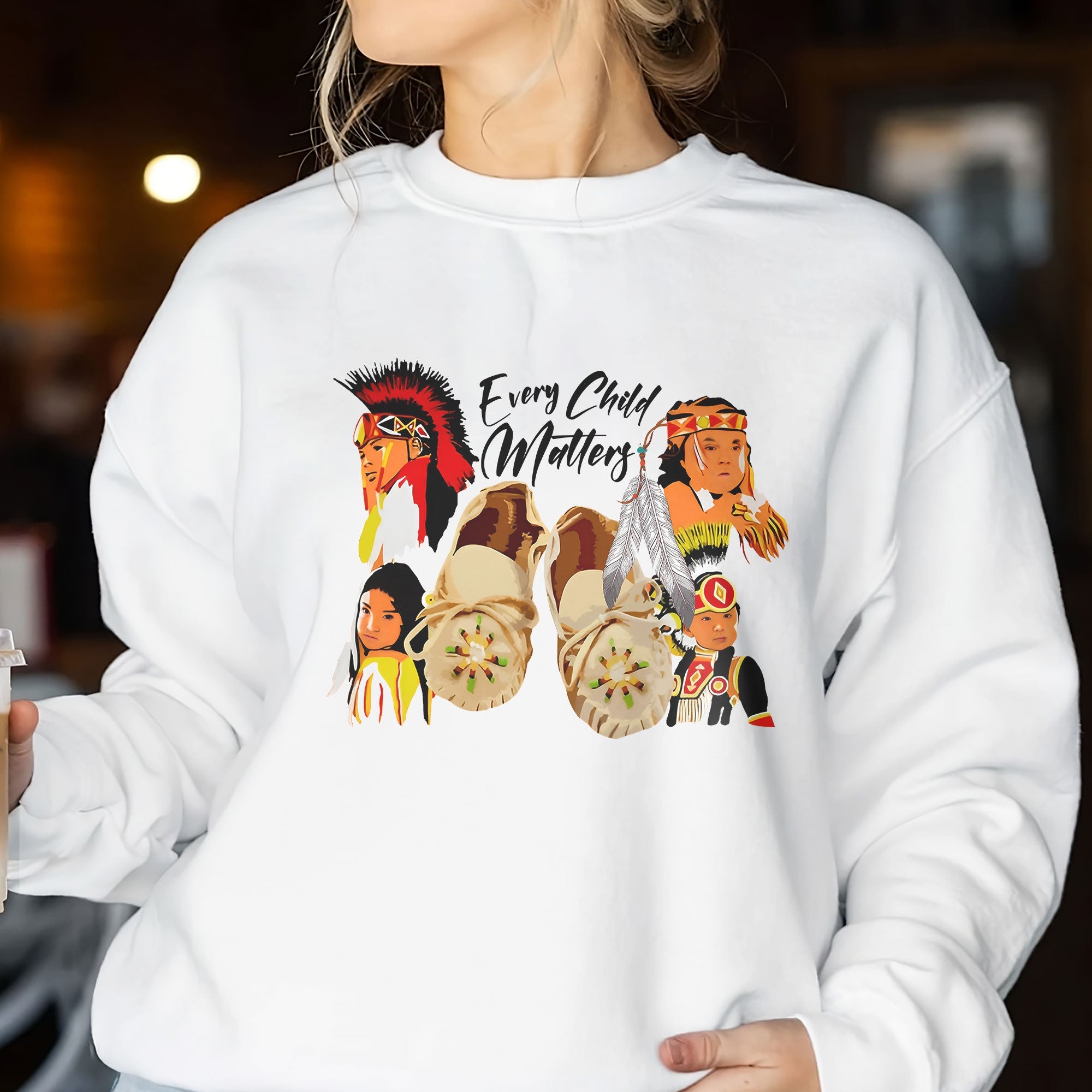 Children and Tribes United Together Orange Shirt Unisex T-shirt/Hoodie/Sweatshirt