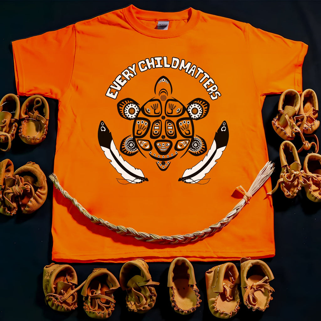 Every Child Matters Native Turtle Tracks Native American Unisex T-shirt/Hoodie/Sweatshirt