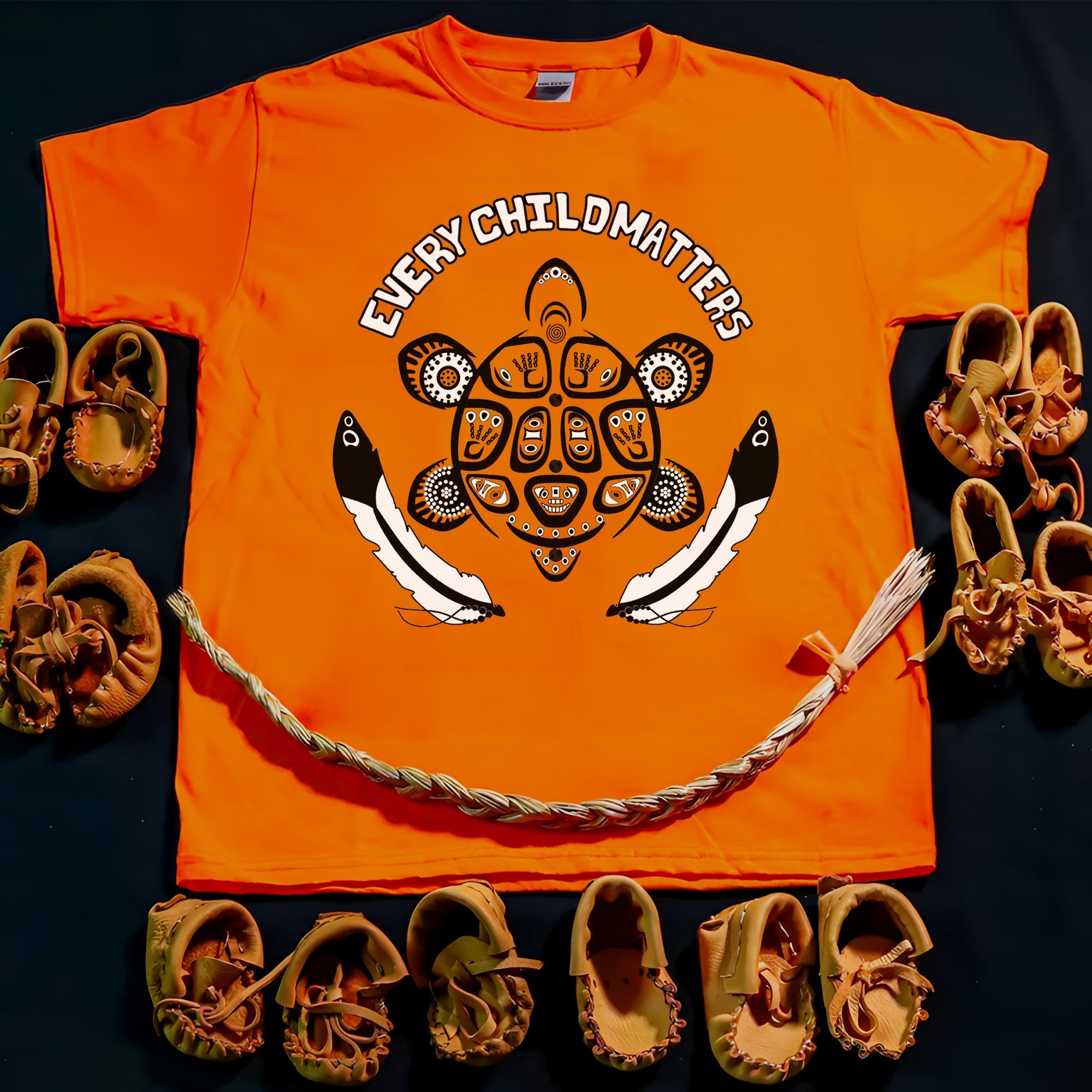 Every Child Matters Native Turtle Tracks Native American Unisex T-shirt/Hoodie/Sweatshirt