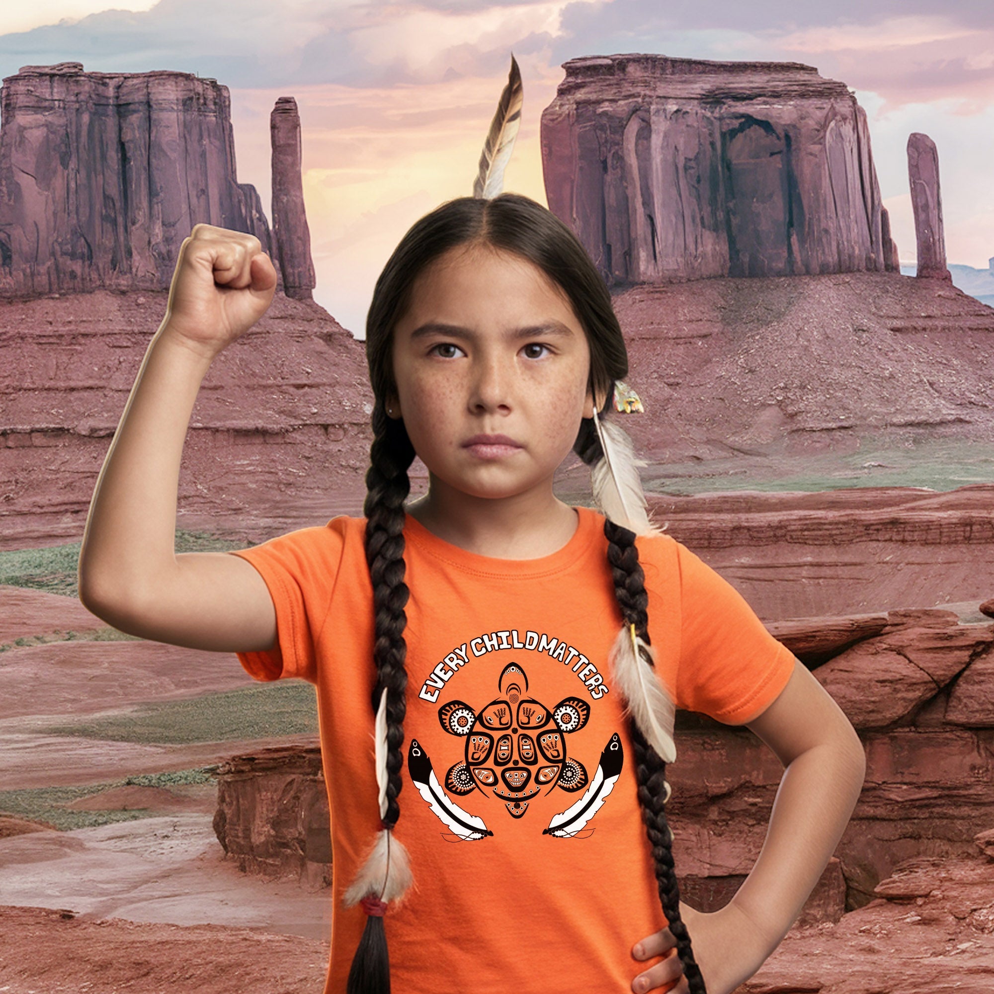 Every Child Matters Native Turtle Tracks Native American Unisex T-shirt/Hoodie/Sweatshirt