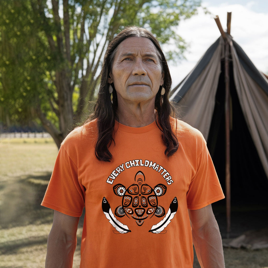 Every Child Matters Native Turtle Tracks Native American Unisex T-shirt/Hoodie/Sweatshirt